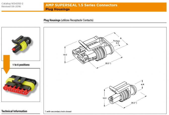 Connecteur TE Connectivity 148510-1 - Pièce électronique De Précision Pour Circuits Ou Réparation